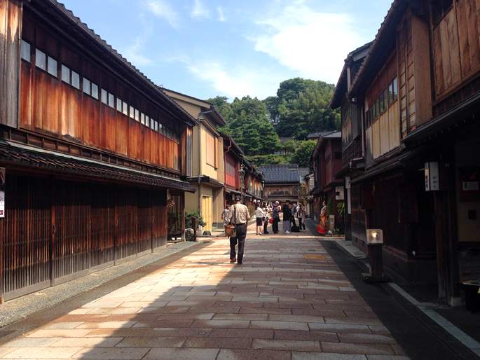 金沢市内、東茶屋街