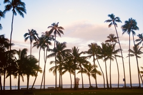 オアフ島ビーチ