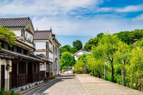 岡山県倉敷美観地区の風景