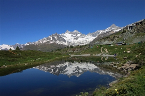 逆さマッターホルン