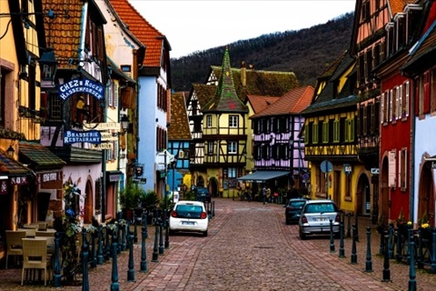 フランス アルザス地方の景色