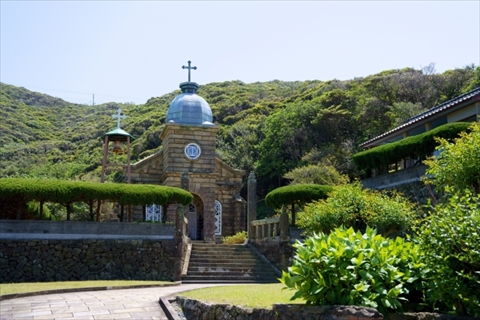 新上五島町の頭ヶ島天主堂