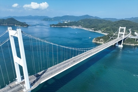 愛媛県今治市 来島海峡大橋